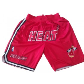 NBA Miami Heat Män Fickor Shorts Röd Swingman